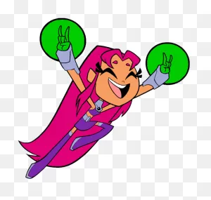 Go Clipart Clip Art - Teen Titans Go Starfire Png Transparent Png ClipartFlare.com 