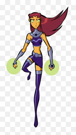 Starfire Teen Titans - Teen Titans Original Starfire - (472X838 ClipartFlare.com 