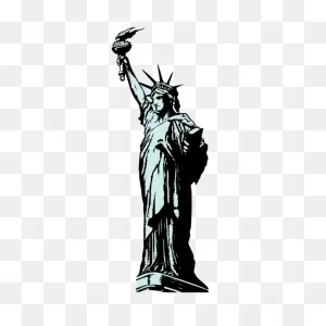 Statue Of Liberty Vector Clip Art | Free PNG-WebP