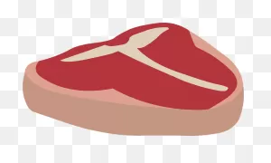 Meat Raw Steak - Free Vector Graphic On ClipartFlare