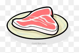 Steak On A Plate Royalty Free Vector Clip Art Illustration ClipartFlare.com 
