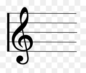 Treble Staff Clipart - Clipart Suggest