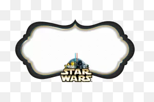 Starwars Clip Art Cake Ideas And Designs - Frame Star Wars Png ClipartFlare.com 