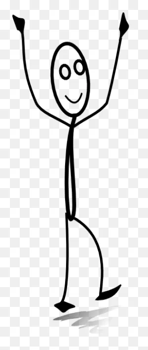 Clip Art Of Blue Stickman Free Image Download