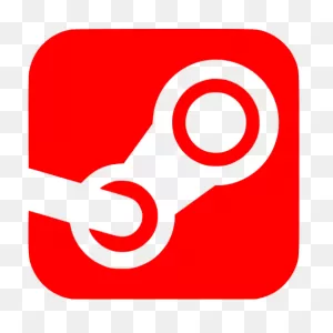 Red Steam Icon - Free Red Site Logo Icons