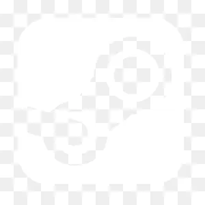 White Steam Icon - Free White Site Logo Icons