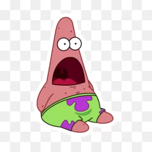 Surprised Patrick - Sticker Mania