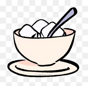 Sugar Cubes In A Bowl Royalty Free Vector Clip Art Illustration ClipartFlare.com 