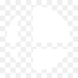 Smash Ball White - Smash Bros Logo White | Full Size Png Download ClipartFlare.com 