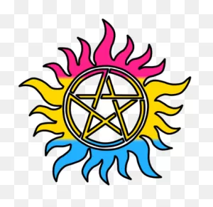 Pan Pride #supernatural #antipossesion - Supernatural Bi Pride ClipartFlare.com 