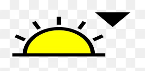 Sunset Clipart Logo - Sunrise Clipart - Png Download - Full Size ClipartFlare.com 