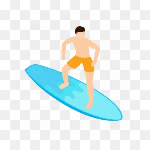 Surfer Woman Royalty Free Vector Clip Art Illustration -Spor0465 ClipartFlare.com 