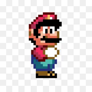 Super Mario World Mario Sprite By Snowypuzzle On 
