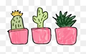 Succulents Green Plants Cute Free Stickers Freetoedit - Cute ClipartFlare.com 