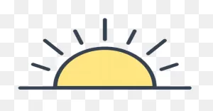 Sunrise Transparent Half Clipart - Full Size Clipart (#2981515 ClipartFlare.com 
