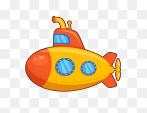 Cute Submarine Png Transparent - ClipartFlare