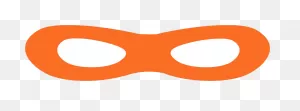 Superhero Mask Free Printable Orange - Free Printable Super Hero ClipartFlare.com 