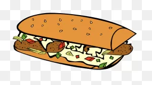 Fast Food, Breakfast, Sub Sandwich - ClipartFlare