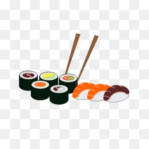 Japanese Food, Maki, Salmon, Sushi, Dinner, Japan, Restaurant Icon ClipartFlare.com 