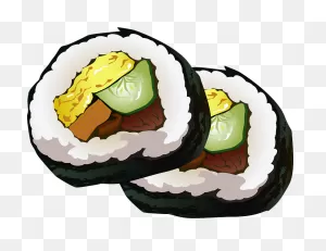 Sushi Roll Japanese Food Clipart. Free Download Transparent .png ClipartFlare.com 