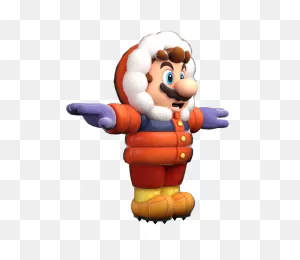 Nintendo Switch - Super Mario Odyssey - Mario (Snow) - The Models ClipartFlare.com 