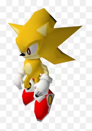 Download Zip Archive - Dreamcast Super Sonic Model Clipart - Full ClipartFlare.com 