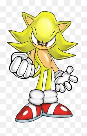 Super Sonic Sonic Adventure Artwork Custom Png By ClipartFlare.com 