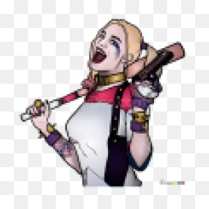 How To Draw Harley Quinn, Suicide Squad