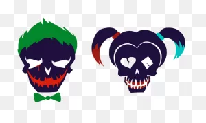 Joker Stickers Suicide Squad Clipart - Full Size Clipart (#826561 ClipartFlare.com 