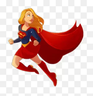 Supergirl Superhero Superpower Girlpower - Comics Clipart - Full ClipartFlare.com 