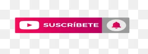 Botón Suscríbete Para Youtube En Png Y Vector En Diversos Colores
