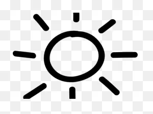 Drawn Sun Icon - Icon Urlaub Clipart - Large Size Png Image - ClipartFlare
