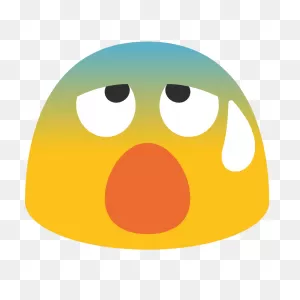 Anxious Face With Sweat Emoji Clipart. Free Download Transparent ClipartFlare.com 