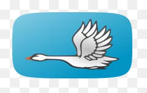 Flying Swan Clipart Clipartfest - ClipartFlare