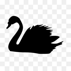 Swan Sticker