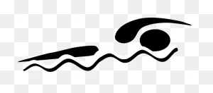 Swim Team Clip Art Black And White | Swimming 3 Clip Art - Vector ClipartFlare.com 