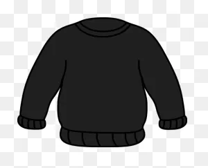 Black Sweater Clip Art - Black Sweater Image