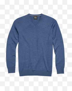 Jos. A. Bank Traveler Modern Fit V-Neck Merino Sweater, Slate