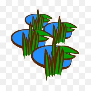 Swamp In Vector Drawing | Free PNG-WebP