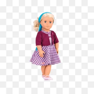 Sweet Memories Gingham Dress | Retro Doll Outfit | Our Generation