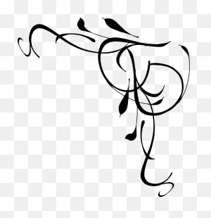 Corner Swirl Designs Clip Art - ClipartFlare