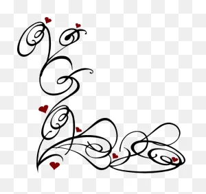 Download Hd Free Fancy Corner Borders Clip Art - Swirl Designs Png ClipartFlare.com 