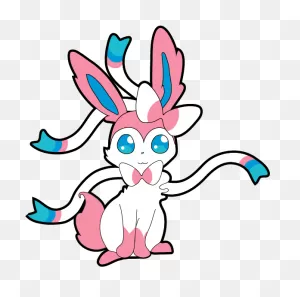 Download Sylveon, Vector Art, Illustrator - Vector Graphics Png ClipartFlare.com 