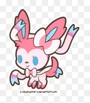 Squishy Ninfia / Sylveon By X-Squishystar-X On  ClipartFlare.com 