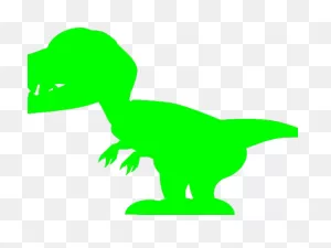 Green Clipart T Rex - Black Clipart T Rex - Png Download - Full ClipartFlare.com 