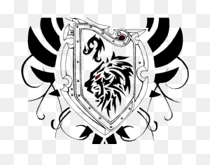 Lion Tattoo Clipart Crest - Leo Shield Tattoo | Full Size Png ClipartFlare.com 