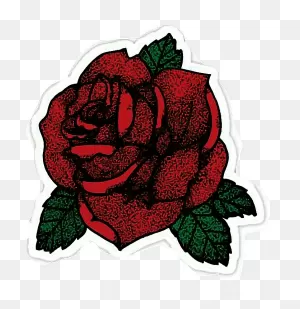 Sticker Rose Wall Decal Tattoo Flower - Rose Png Download - 682 ClipartFlare.com 