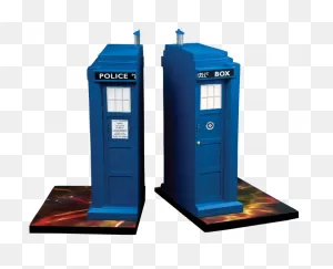 Doctor Who Tardis Set Transparent Background - Tardis Bookend ClipartFlare.com 