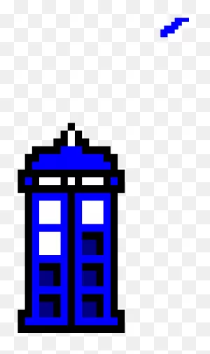 Tardis - Doctor Who Tardis Perler Beads Clipart - Full Size ClipartFlare.com 