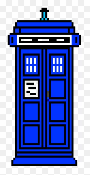 The Tardis - Easy Pixel Art Minecraft Clipart - Full Size Clipart ClipartFlare.com 